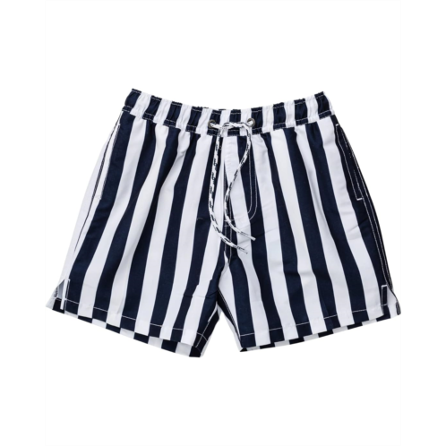 Snapper Rock Nautical Stripe Volley Boardshorts (Toddler/Little Kids/Big Kids)