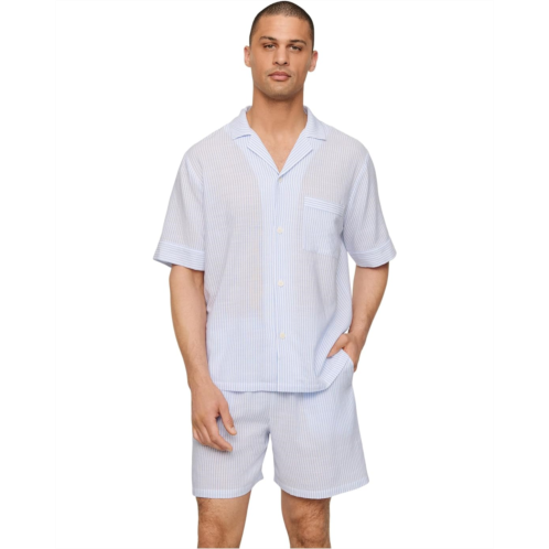 Mens Eberjey Nautico Shorts Pj Set
