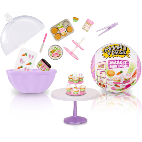 MGAs Miniverse Make It Mini Food Spring Series Mini Collectibles, Spring, Easter, Blind Mystery Packaging, DIY, Crafts, Resin Play, Kitchen Replica Food, NOT Edible, Collectors, 8+