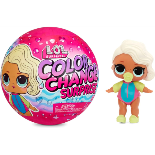 L.O.L. Surprise! Color Change Dolls - 7 Surprises with Outfit, Accessories, and Ball - Toys for Kids Ages 4-7+ Years