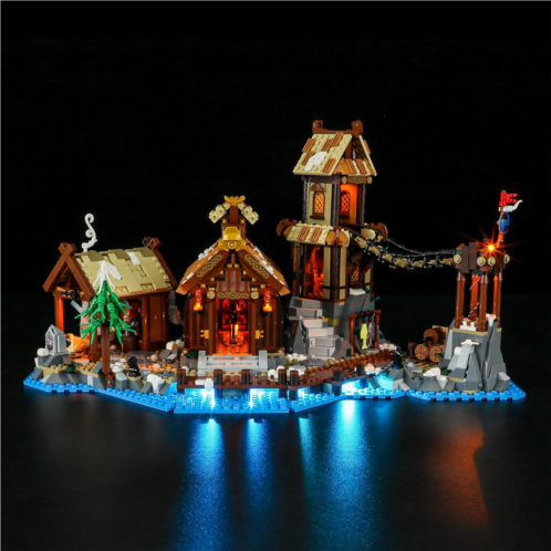 BRIKSMAX Led Lighting Kit for LEGO-21343 Viking Village - Compatible with Lego Ideas Building Set- Not Include Lego Set