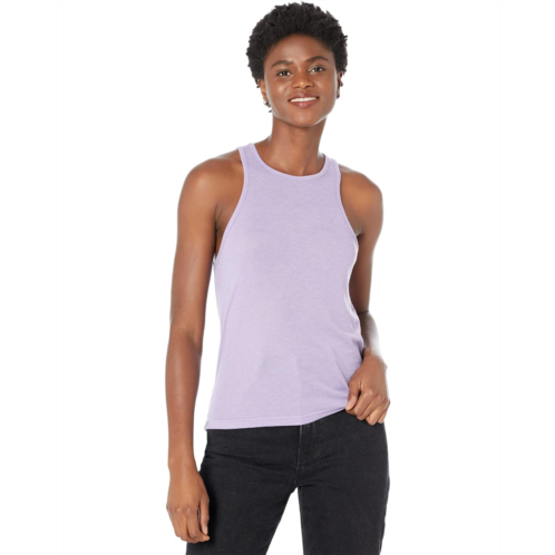 Womens MONROW Sheer Racer Tank