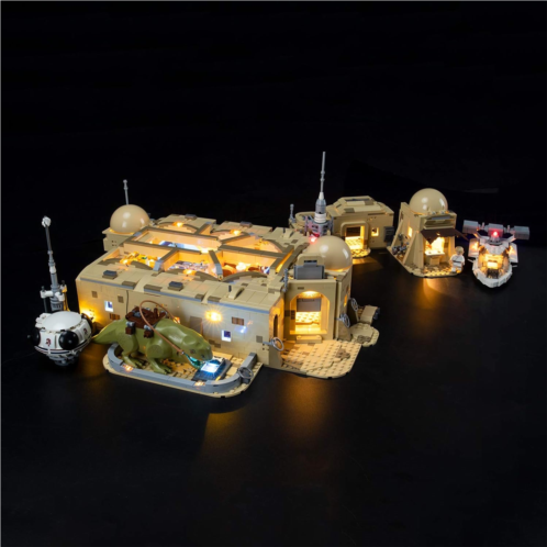 BRIKSMAX Led Lighting Kit for Mos Eisley Cantina - Compatible with Lego 75290 Building Blocks Model- Not Include The Lego Set