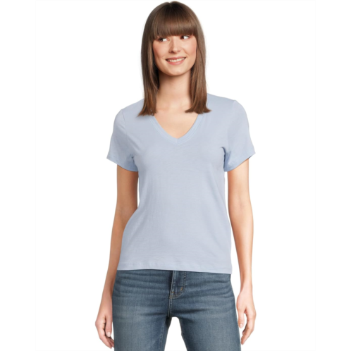 Womens Madewell New Slub V-neck