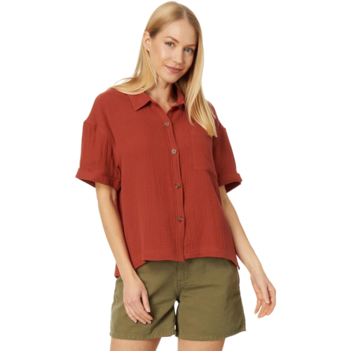Womens Pendleton Short Sleeve Button Front Shirt