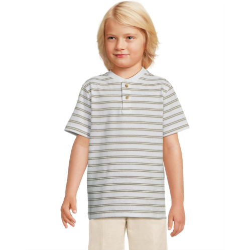 Janie and Jack Stripe Henley Tee (Toddler/Little Kids/Big Kids)