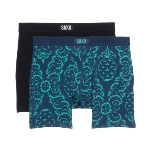 SAXX UNDERWEAR Vibe Xtra Super Soft Boxer Brief Fly 2-Pack