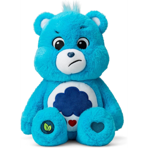 Care Bears 14” Grumpy Bear - Blue Plushie for Ages 4+ - Perfect Stuffed Animal Holiday, Birthday Gift, Super Soft and Cuddly - Good For Girls and Boys, Employees, Collectors