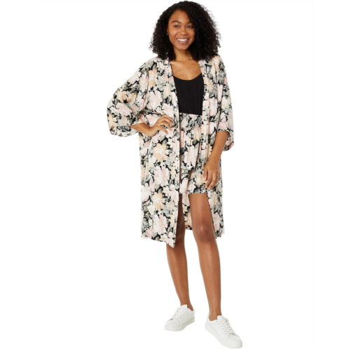 Saltwater Luxe Elray Recycled 3/4 Sleeve Kimono Duster