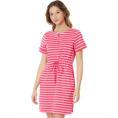 Womens Tommy Bahama Jovanna Stripe Zip Front Dress