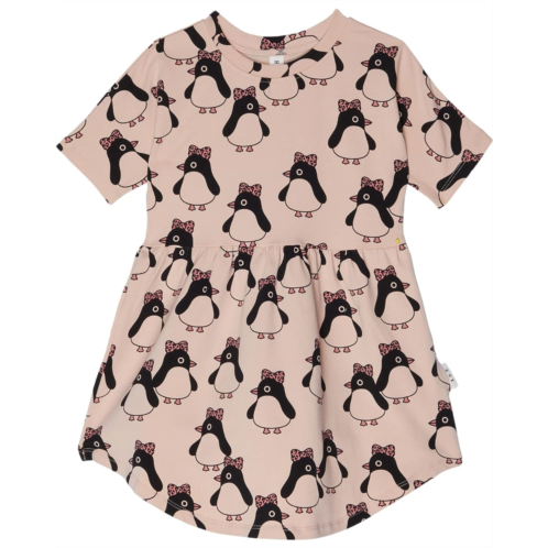 HUXBABY Bow Penguin Swirl Dress (Infant/Toddler)