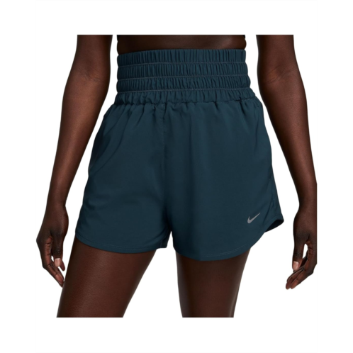Womens Nike One Dri-FIT Ultra High-Rise 3 Brief-lined Shorts