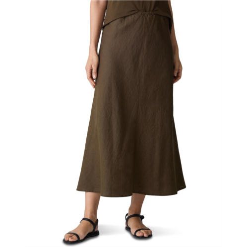 Womens Eileen Fisher A-Line Bias Skirt