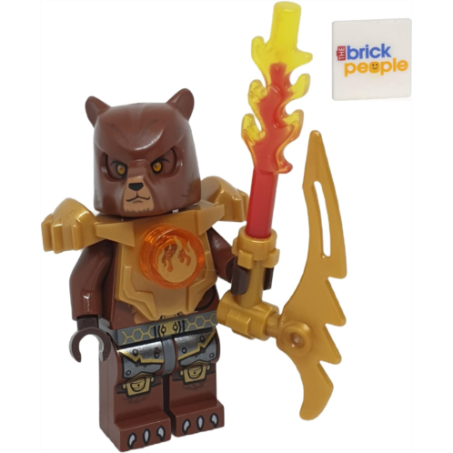 LEGO Legends of Chima: Bulkar Minfig with Flame Blade Weapon