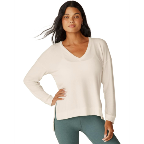 Womens Beyond Yoga Long Weekend Lounge Pullover