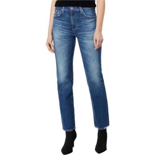 AG Jeans Saige High-Rise Straight in 14 Years Metaphor