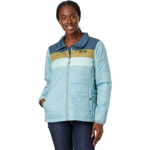 L.L.Bean Womens LLBean Petite Mountain Classic Puffer Jacket Color-Block