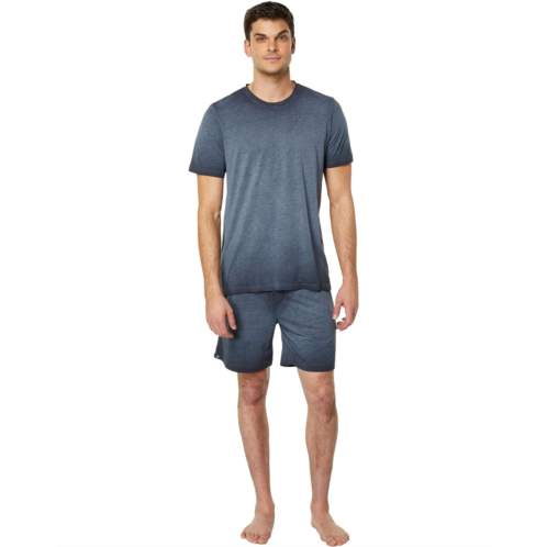 Barefoot Dreams Malibu Collection Tri-Blend Tee and Shorts Set