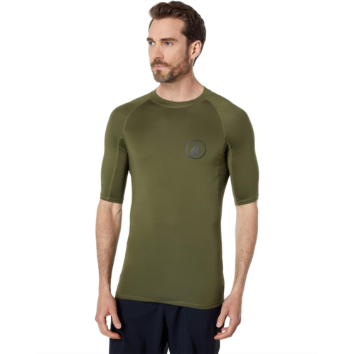 Volcom Lido Solid Regular Fit Short Sleeve Rashguard