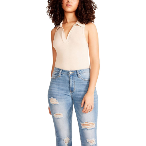 Madden Girl Johnny Collar Bodysuit