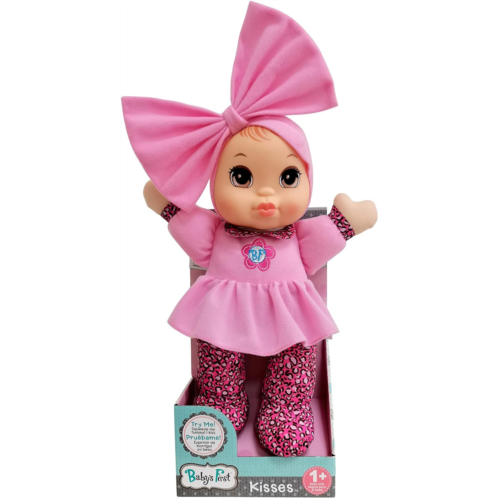 Babys First Doll Toy with Pink Top, Machine Washable, Lifelike Features, for Ages 1+