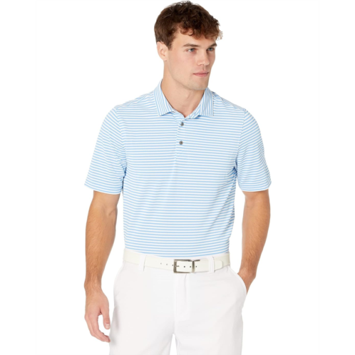 Mens Cutter & Buck Virtue Eco Pique Stripe Recycled Polo