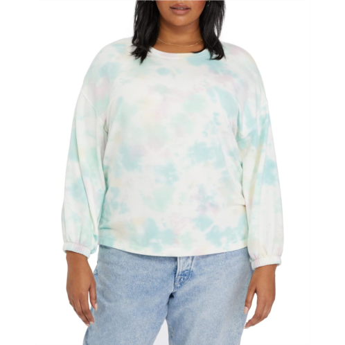 Sanctuary Perfect Fleece Sweatshirt in Tie-Dye