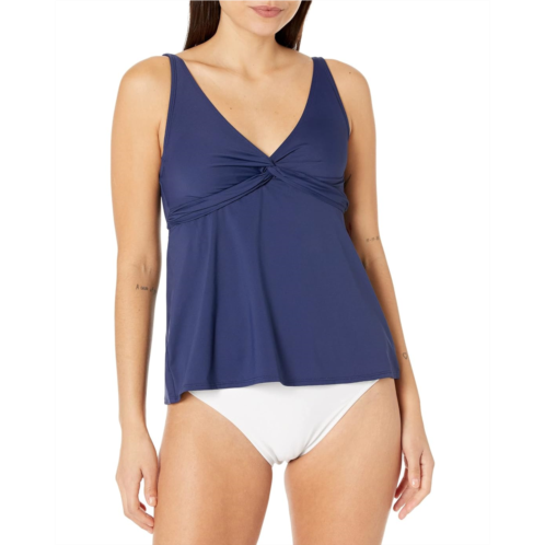 BEACH HOUSE Paloma Beach Solid Willow Twist Front Tankini