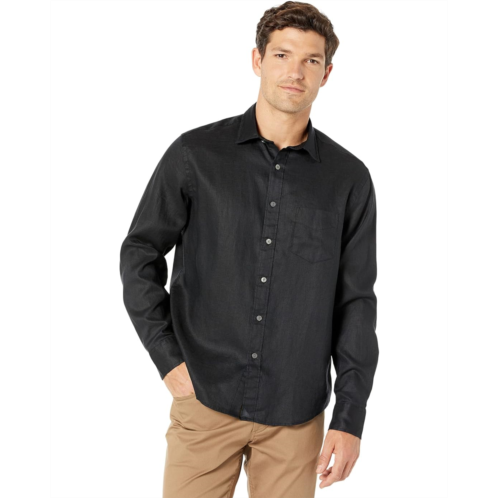 Mens UNTUCKit Wrinkle-Resistant Linen Vin Santo Shirt