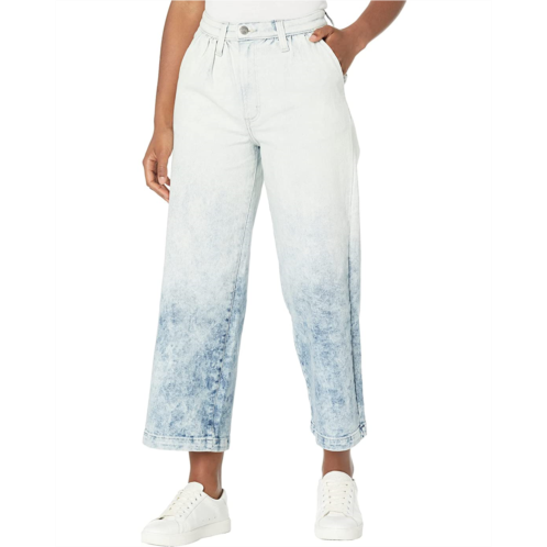 Lee High-Rise Gathered Wide Leg Crop