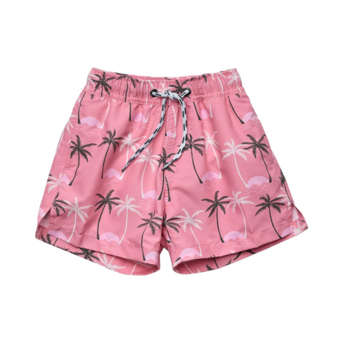Snapper Rock Palm Paradise Sustainable Volley Boardshorts (Toddler/Little Kids/Big Kids)