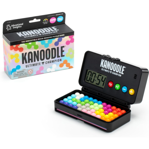 Educational Insights Kanoodle Ultimate Champion 3D - Brain Teaser Puzzle Game, Featuring 500 Challenges, Gift for Ages 7+