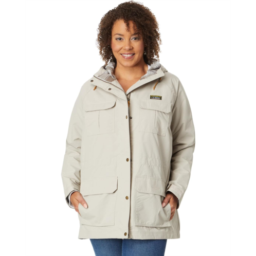 L.L.Bean Womens LLBean Plus Size Mountain Classic Water Resistant Jacket