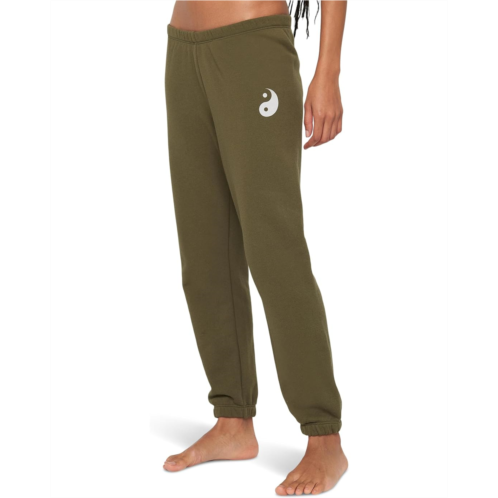 Womens Spiritual Gangster Yin Yang Luna Sweatpants