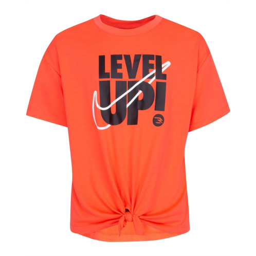 Nike 3BRAND Kids Level Up Front Knot Tee (Big Kids)