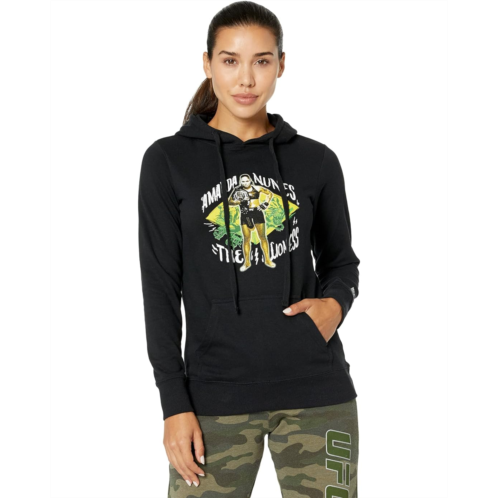 UFC Amanda Nunes Painted Lioness Fleece Hoodie