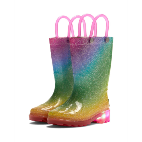 Western Chief Kids Celestial Ombre Lighted Waterproof Boot (Toddler/Little Kid)