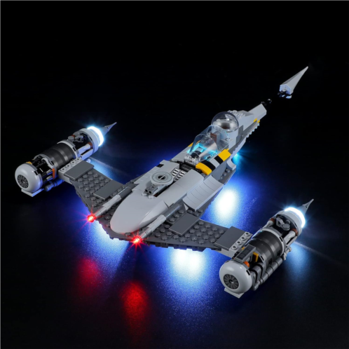 BRIKSMAX Led Lighting Kit for LEGO-75325 The Mandalorians N-1 Starfighter - Compatible with Lego Star Wars Building Blocks Model- Not Include The Lego Set