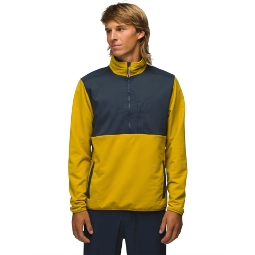 Mens Prana Gridlocked Fleece 1/4 Zip