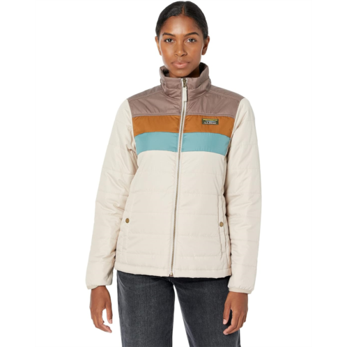 L.L.Bean Womens LLBean Petite Mountain Classic Puffer Jacket Color-Block