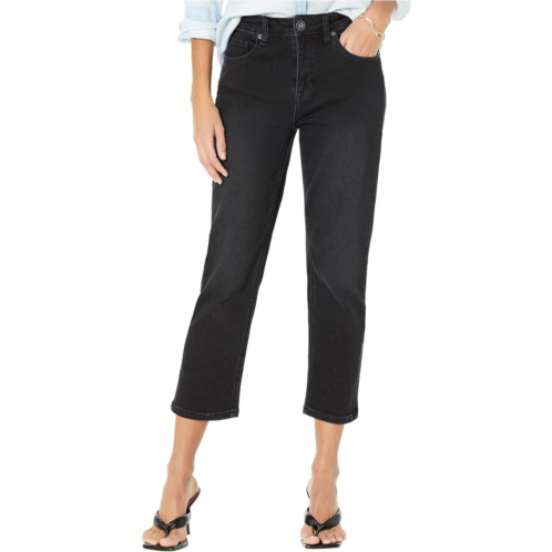 Rock and Roll Cowgirl High-Rise Cropped in Black WSC2676