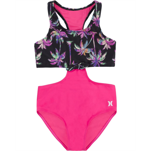 Hurley Kids Tie Front Monokini Swimsuit (Big Kids)