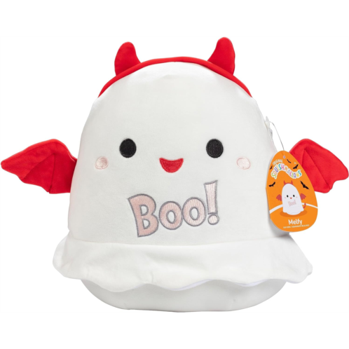 Squishmallows 10 Melfy The Ghost Devil - Officially Licensed Kellytoy Plush - Collectible Soft & Squishy Stuffed Animal Toy - Add to Your Squad -Gift for Kids, Girls & Boys - 10 In