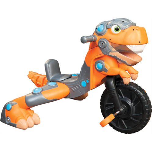 Little Tikes Chompin Dino Trike, Outdoor Indoor Ride On Toy w/Dinosaur Sounds Roars, Adjustable Seat, Rugged Wheels- Kids Gift, for Toddler Boys & Girls Ages 3 4 5+ Years Old, Larg