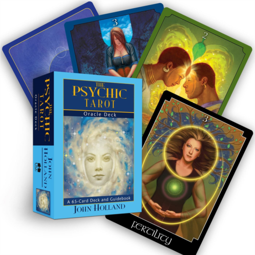The Psychic Tarot Oracle Deck: A 65-Card Deck and Guidebook: 9781401918668: Holland, John: Books