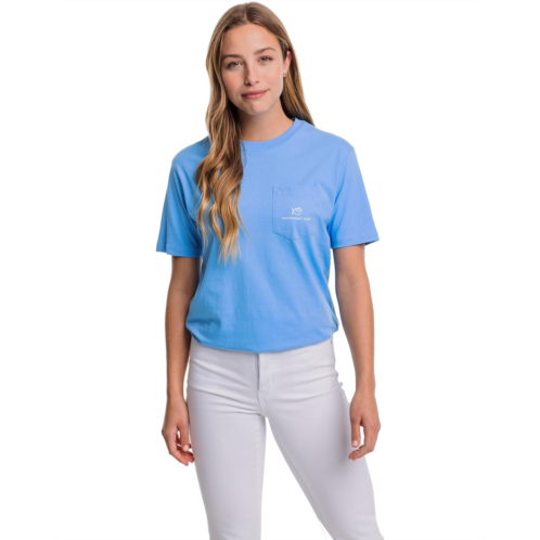 Southern Tide Dotted Sand Dollar Skipjack Tee