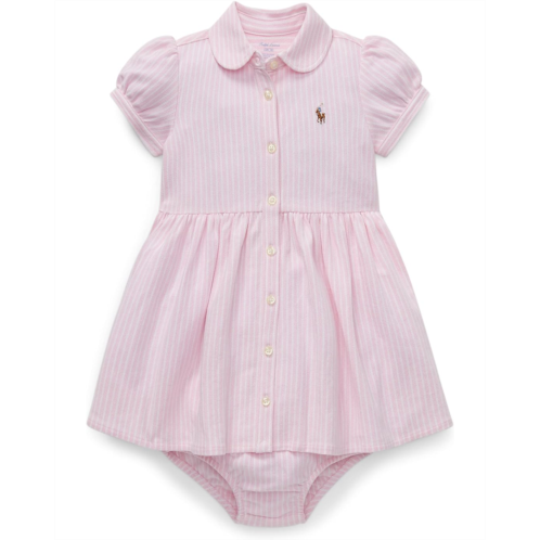 Polo Ralph Lauren Kids Striped Knit Oxford Dress (Infant)