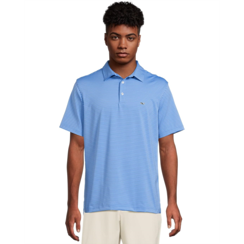 Mens Vineyard Vines Bradley Stripe Sankaty Polo