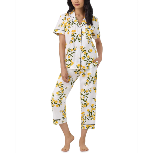 Womens Bedhead PJs Organic Cotton Classic Cropped PJ Set