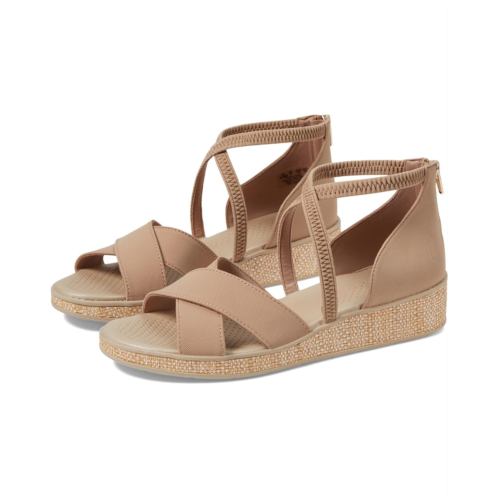 Bzees Bali Sand Strappy Wedge Sandals